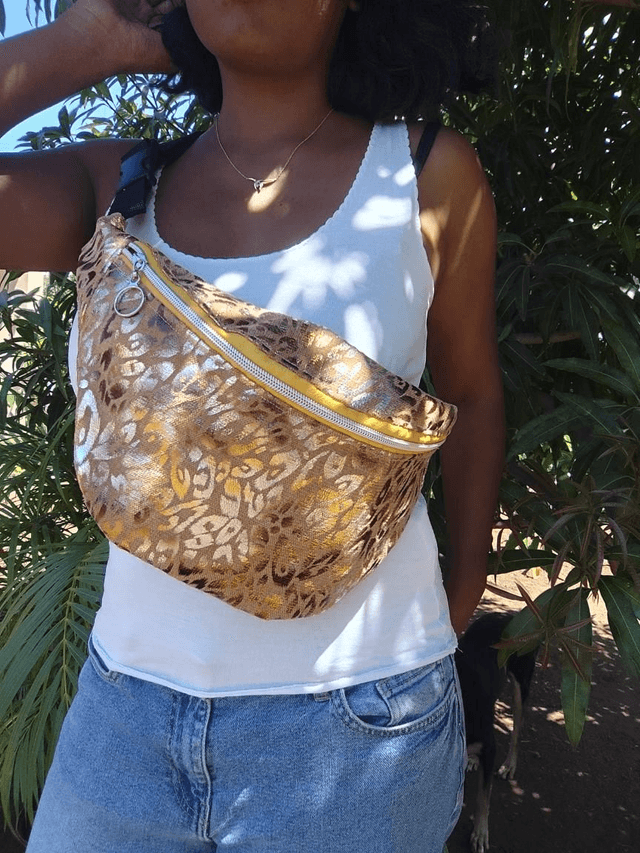 Sac banane XL léopard 