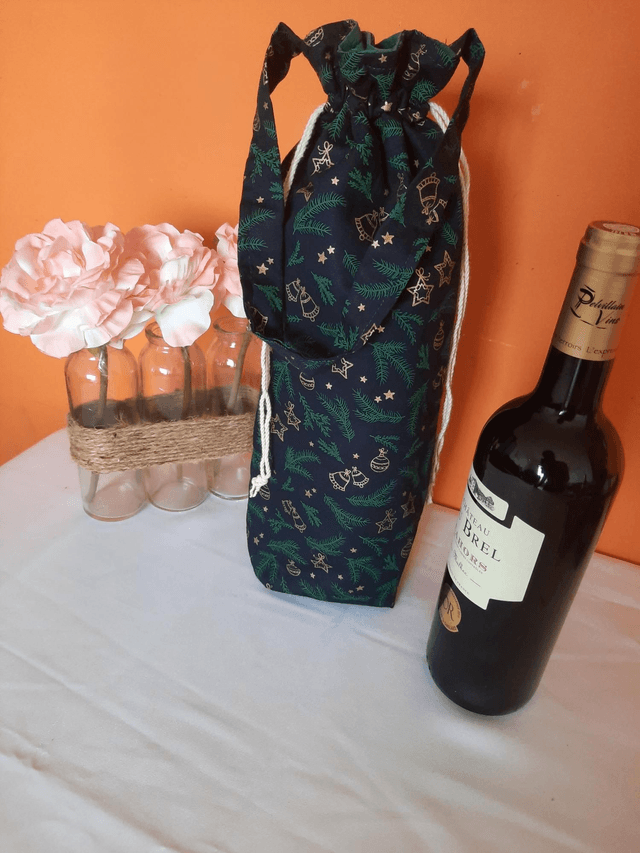 Etui à vin de Noel
